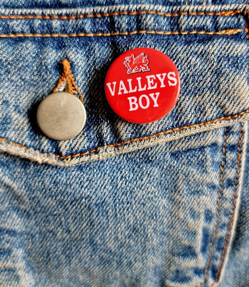 Valleys Boy - Small Button Badge - 25mm diam