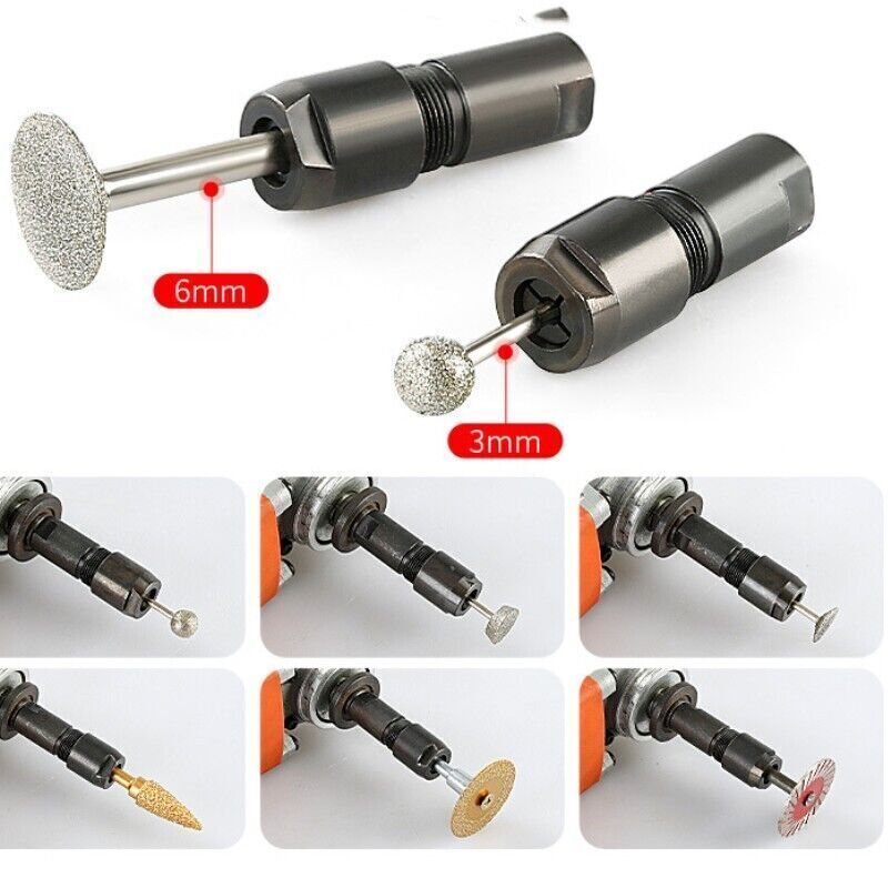 M10 Thread 100-type Angle Grinder Modified Adapter To Straight Grinder Chuck Set