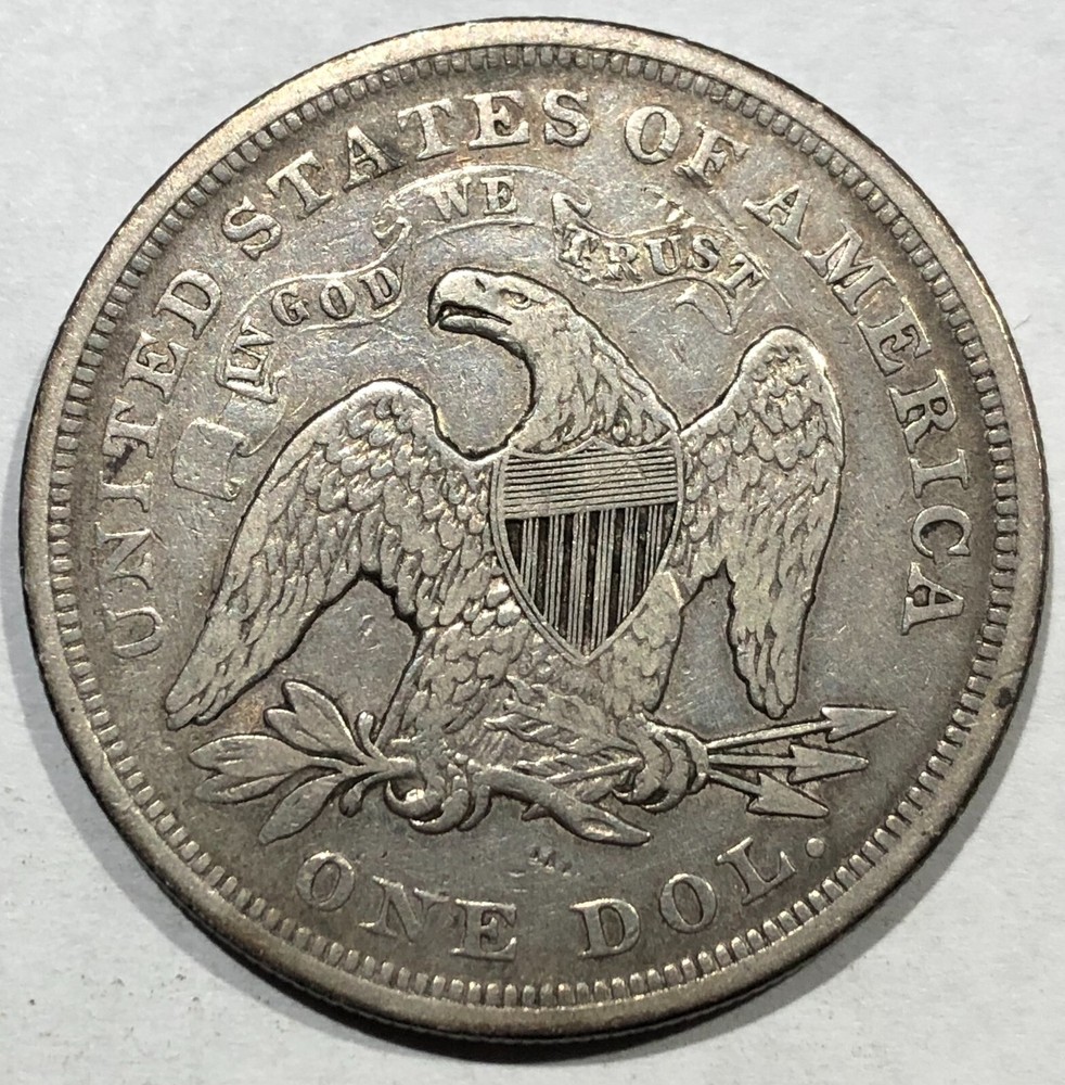 1872 Seated Liberty Dollar*