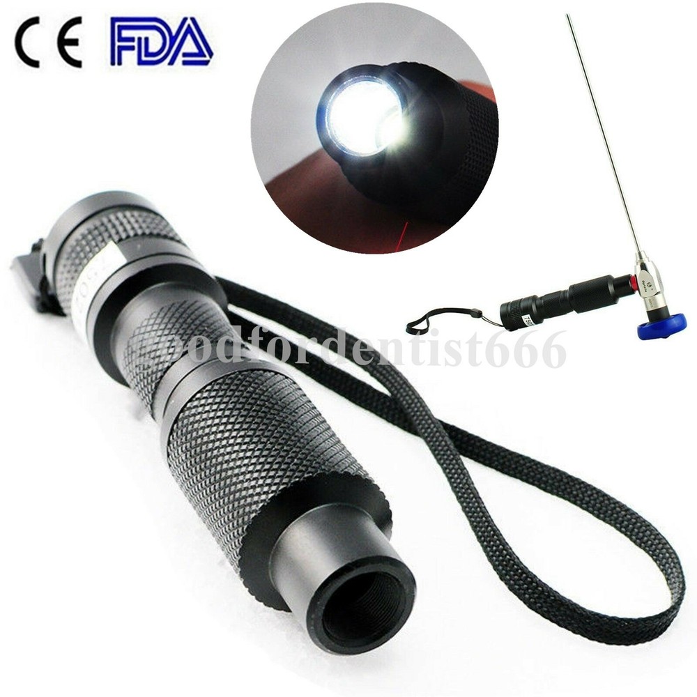 FDA 10W Mini Handheld LED Cold Light Source Fit for STORZ WOLF STRYKER Endoscope