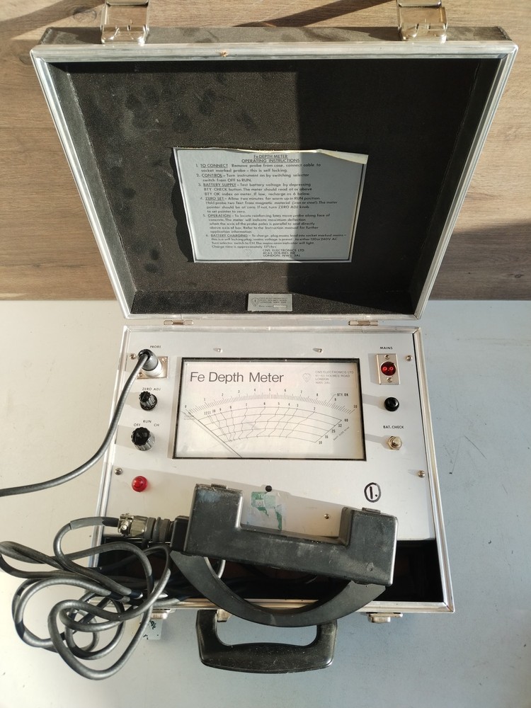 Vintage Fe Depth Meter,  CNS Electronics Ltd K2C17