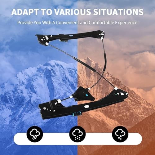 Front Driver Side Power Window Regulator Compatible with Jetta 2011-2018 Left
