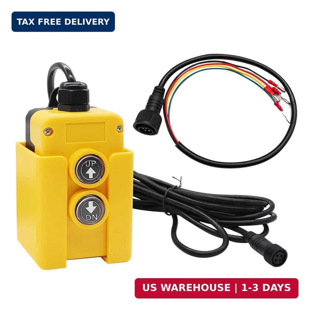 mankk 4 Wire Dump Trailer Remote Control Switch 12V DC Up Down Control Switch Do