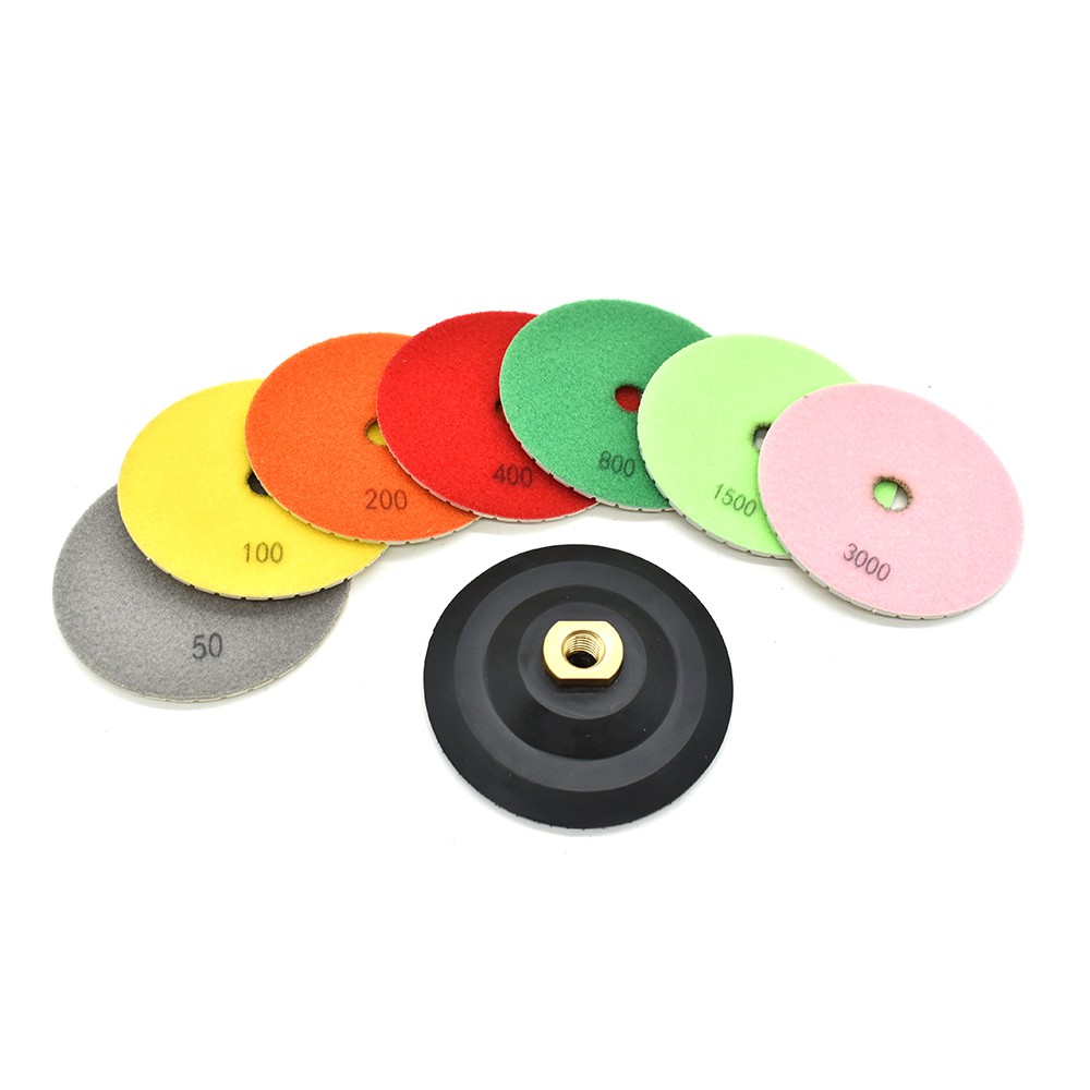 Specialty Diamond E5SET 5" Diamond Polishing Pad Set