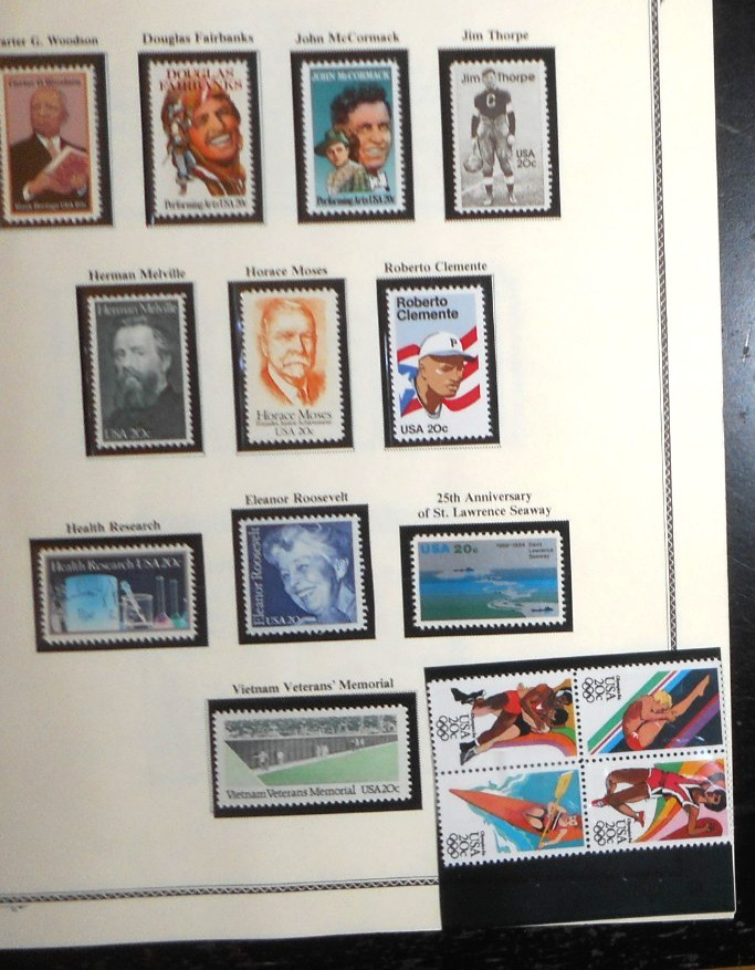 U S Postage Stamps - 1984 Commemorative and Regular Issues Collection - MNH