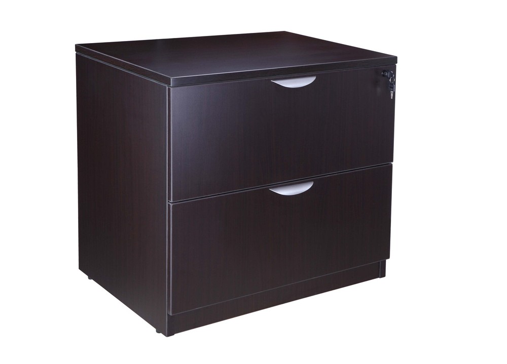 Boss 2-Drawer Lateral File, Mocha MODEL # N112-MOC