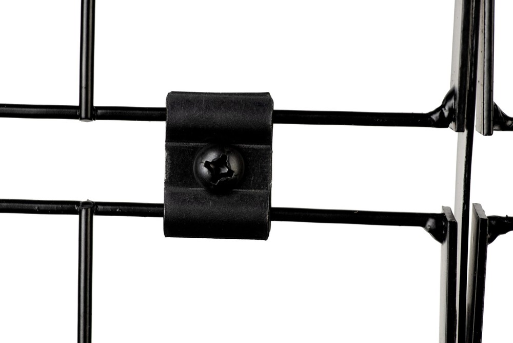 Black Grid Panel Clips 4 Pack - Essential Grid Wall Accessory for Secure Grid...