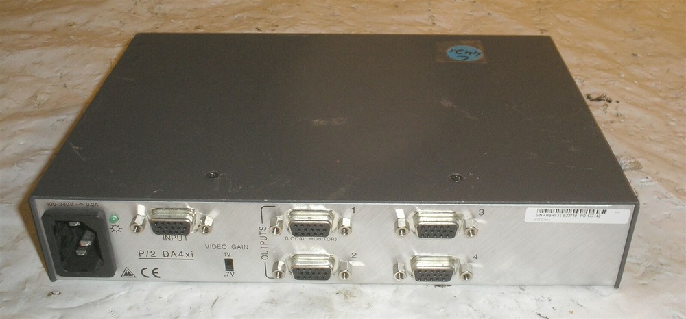 Extron P/2 DA4xi VGA Distribution Amplifier