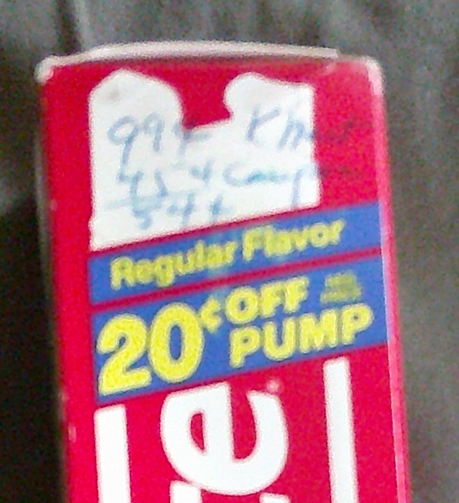 NEW IN BOX 90's COLGATE PUMP Toothpaste 4.5 oz. Use or Prop