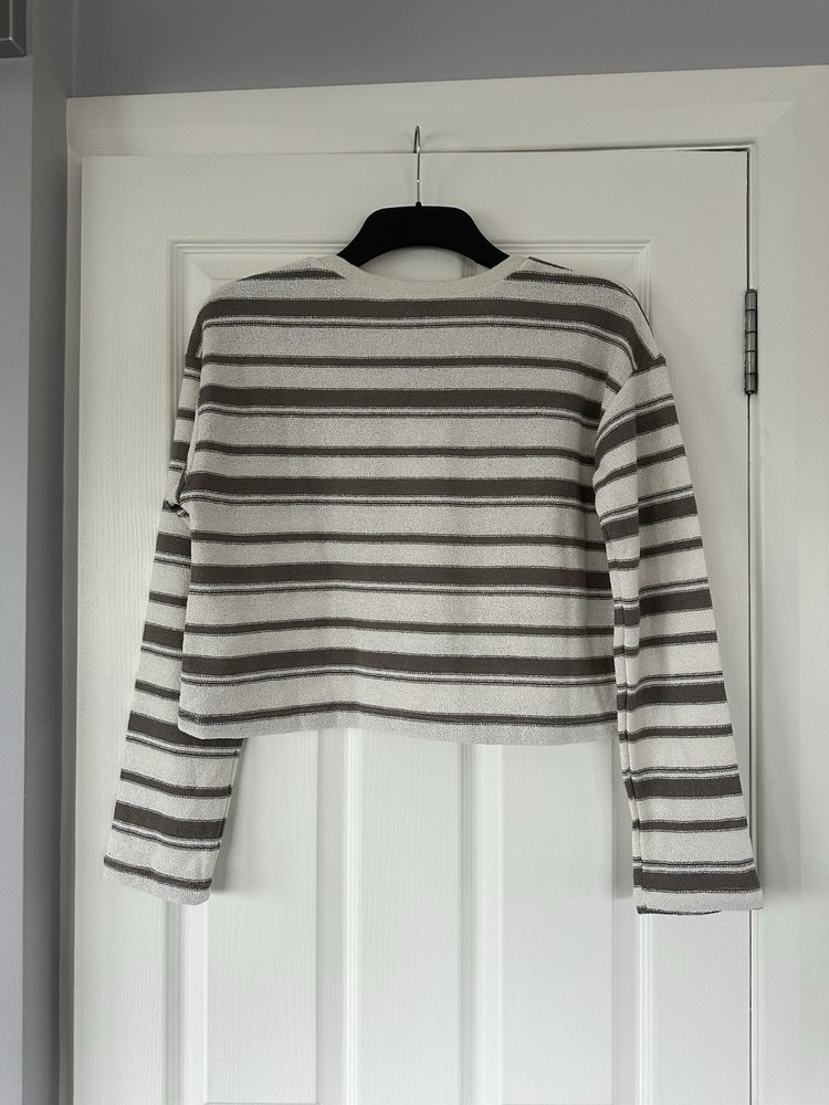 Zara Striped Rustic Sweater Size S