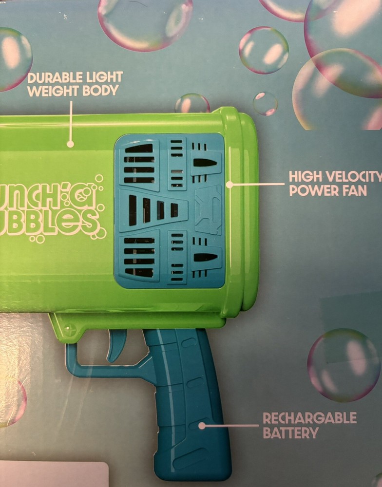 Bunch Bubbles Rechargeable LED GlowingSprays 100’s Bubbles Per Second FAST SHIP