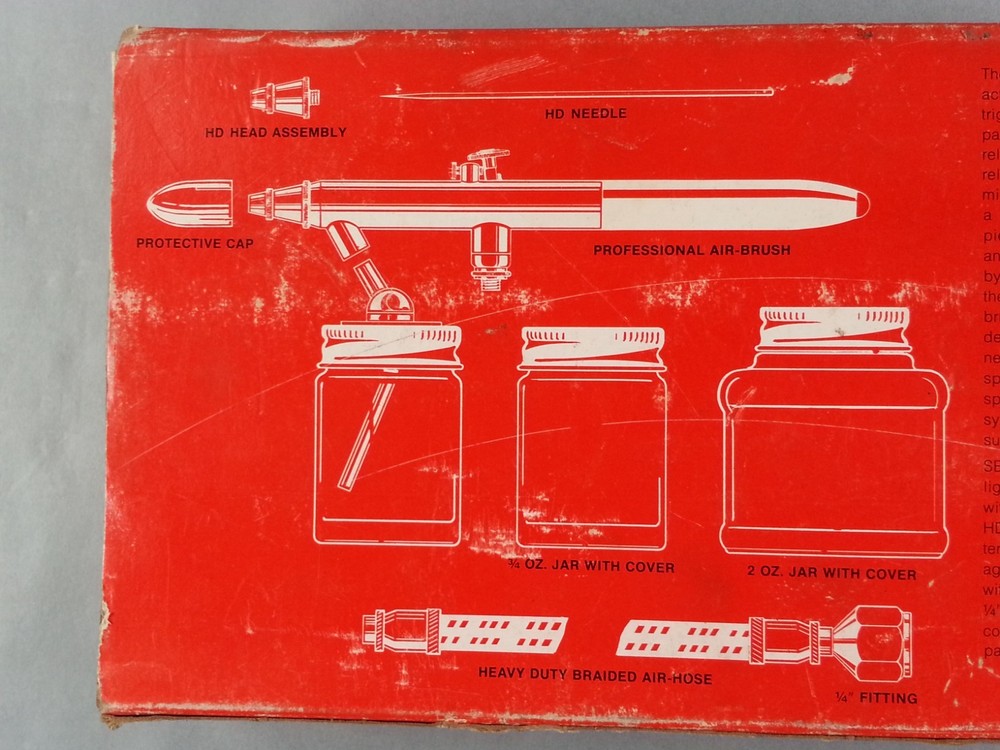 Vintage Blue Point Professional Air Brush Set As-Is