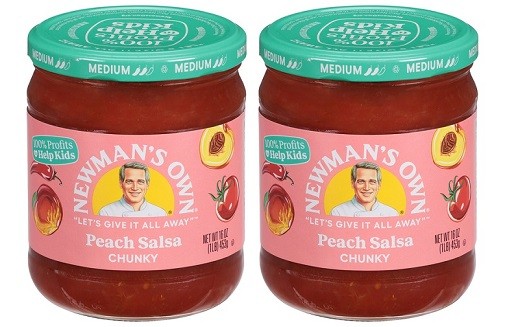 Newman's Own Salsa Chunky Peach 2 Pack