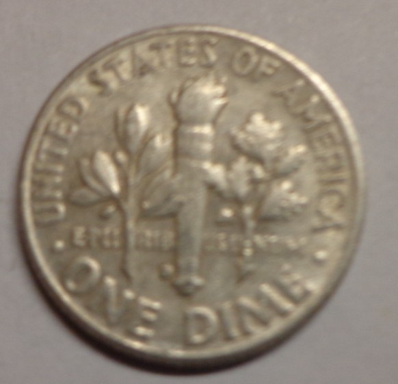 1961 D Roosevelt Dime 90% Silver