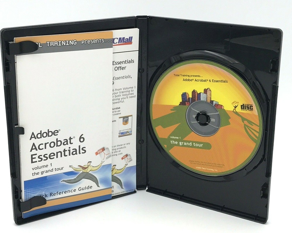 Adobe Acrobat 6 Essentials Volume 1 CD Total Training 2003