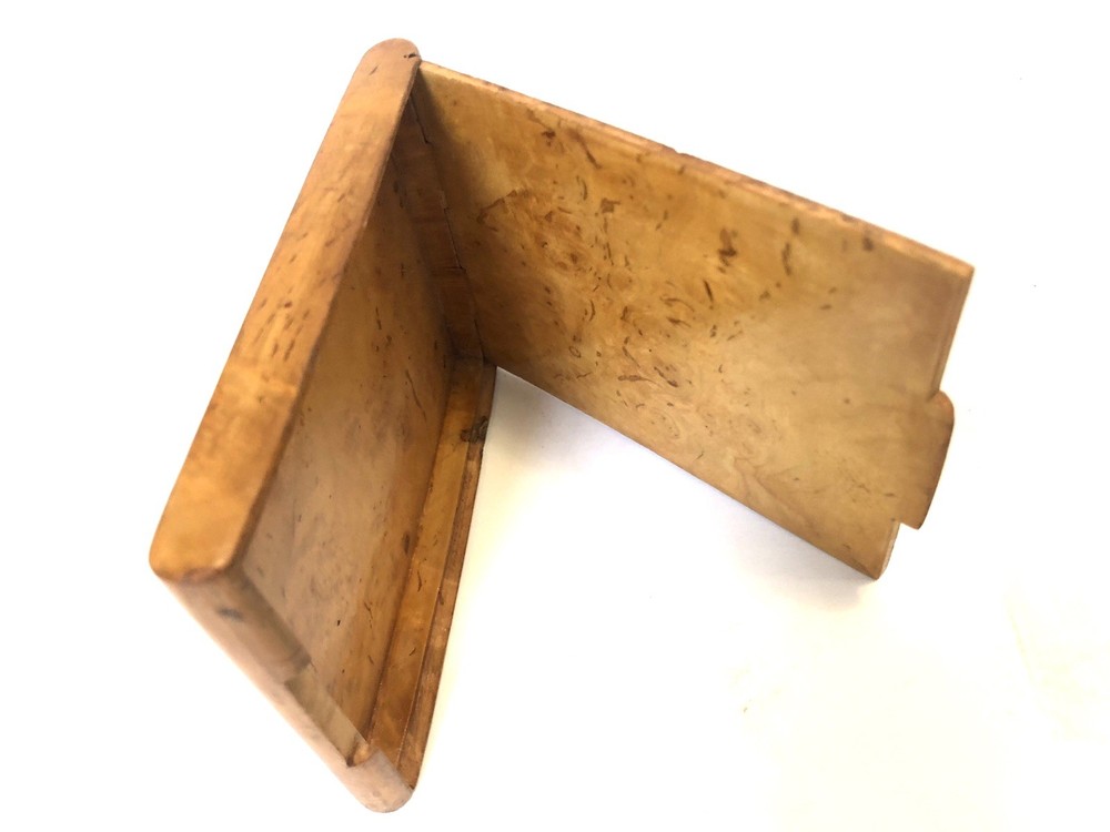 Antique Burl Cigarette Case