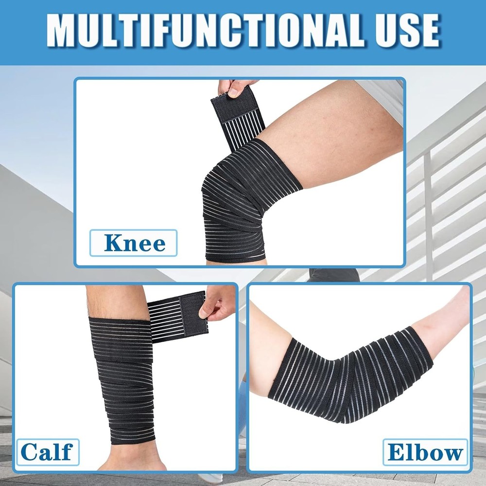 Adjustable 2 Pcs Thigh & Hamstring Compression Sleeves for Active Recovery