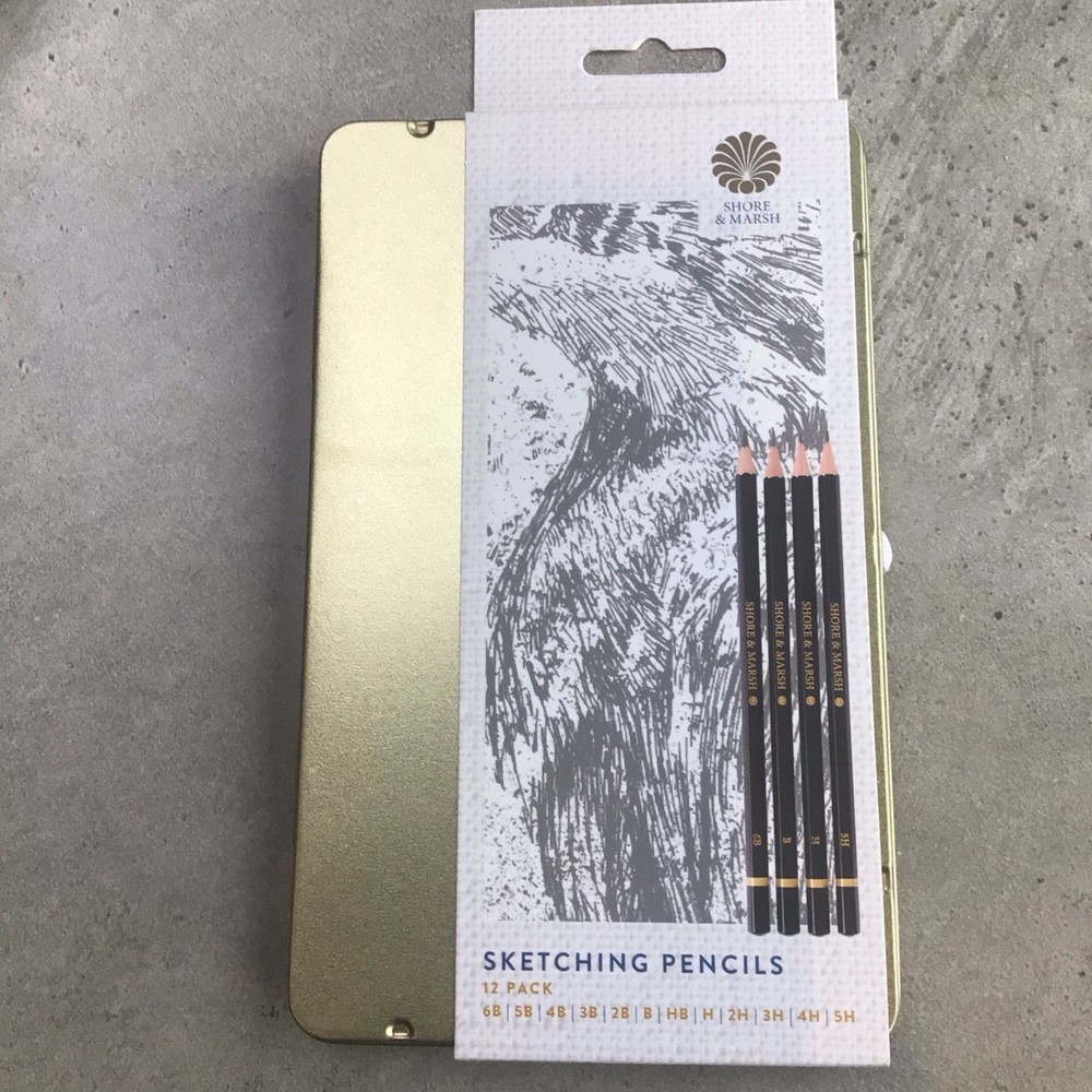 Shore & Marsh Sketching Pencils 12 Pack