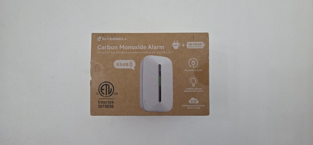 Siterlink Carbon Monoxide Alarm 85db