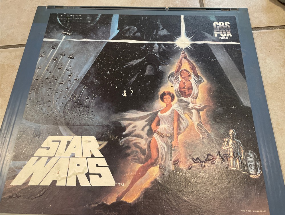 CBS Fox Video Capacitance Electronic Disc System Star Wars