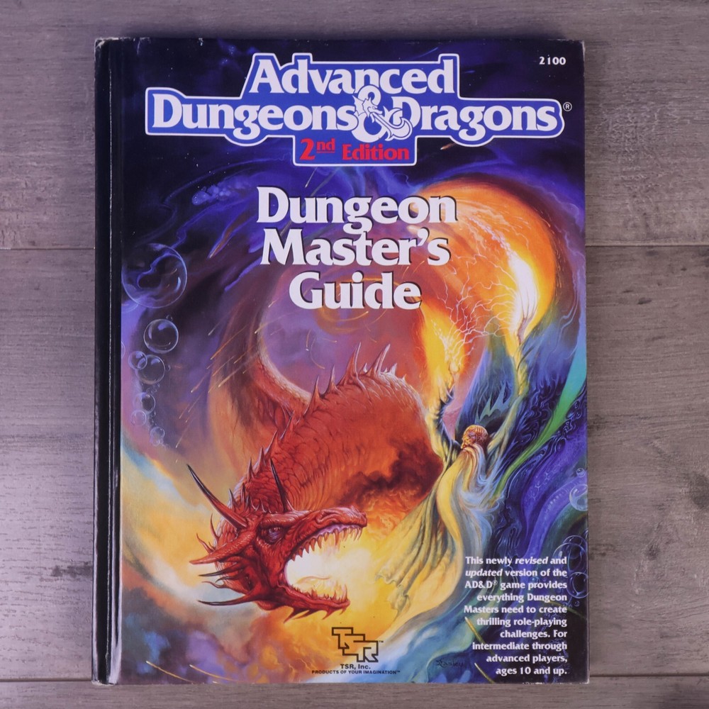 Advanced Dungeons & Dragons 2nd Edition - Dungeon Master's Guide - 1st Ed - 1989