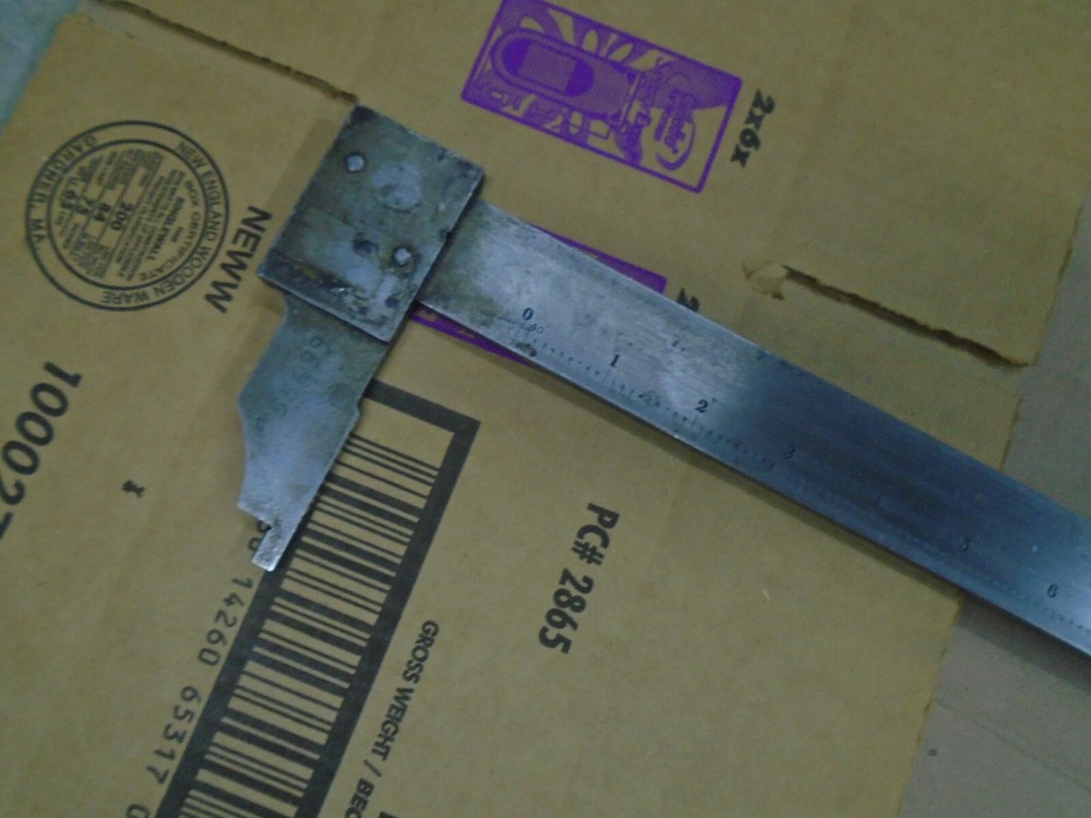 Vg Used Starrett , 72” Vernier Caliper Inside & Outside Reading