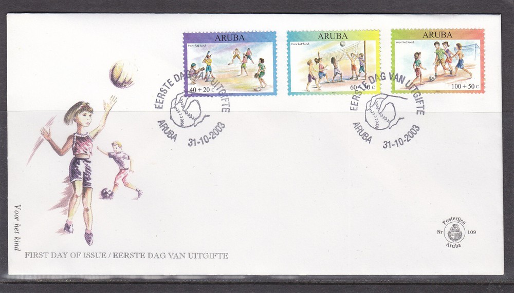 Aruba Issue FDC 2003 (109) Children Welfare