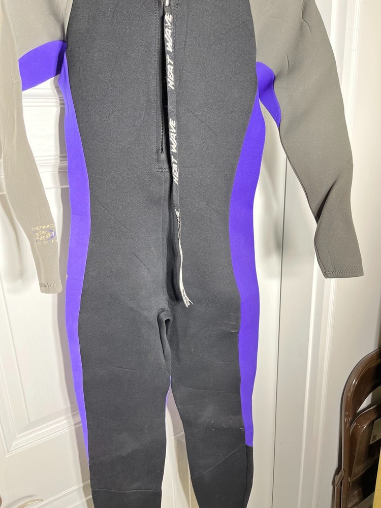 HEAT WAVE Thermo Tech M2M Neoprene Pull-On Back Zipper Wetsuit 2mm 1.5