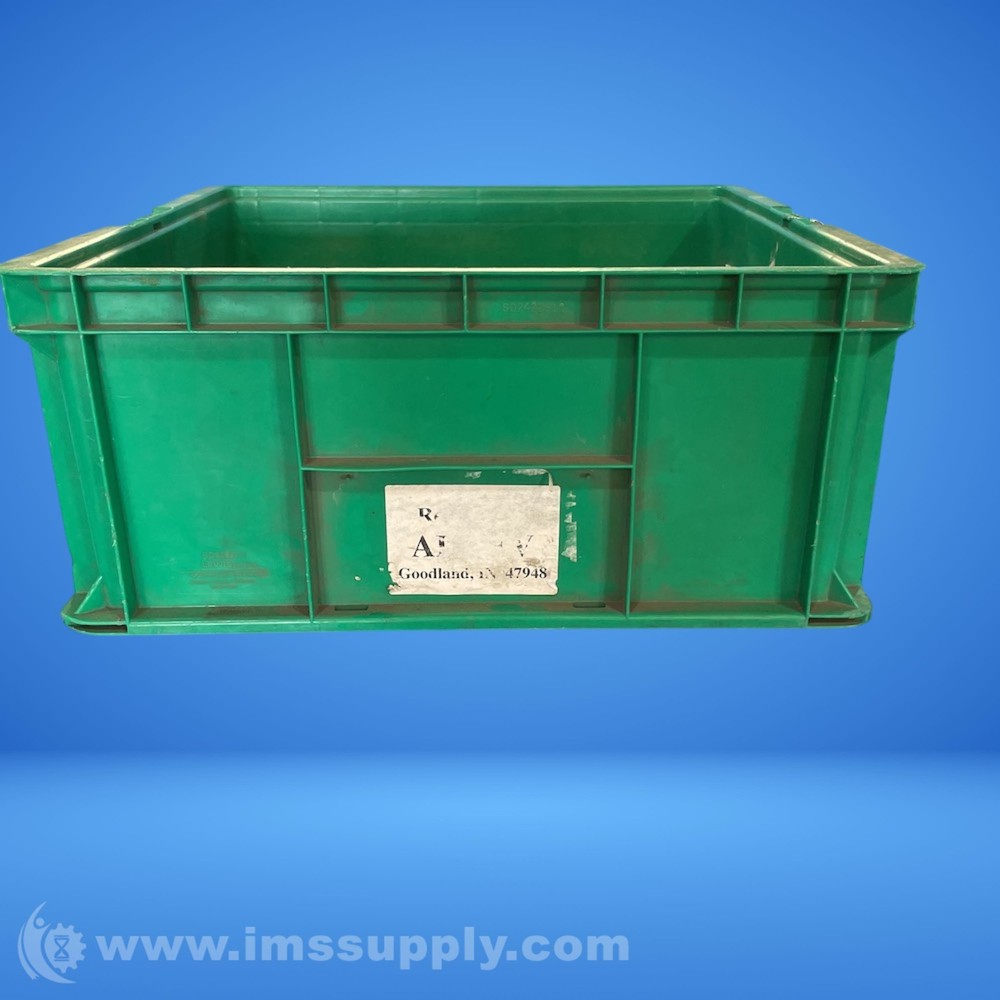 Straight-wall Plastic Container Color Green USIP