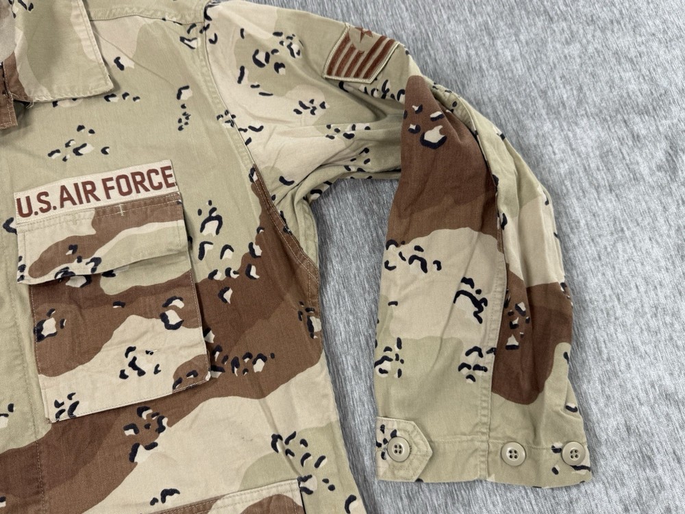 Vintage Coat Desert Camouflage Pattern Combat 1990s Chocolate Chip Medium Short