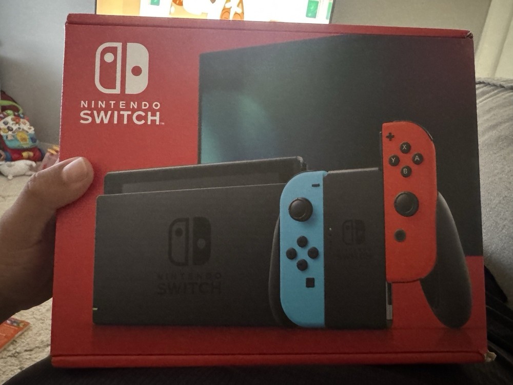 Nintendo Switch 32GB Handheld Console - Neon Red/Neon Blue