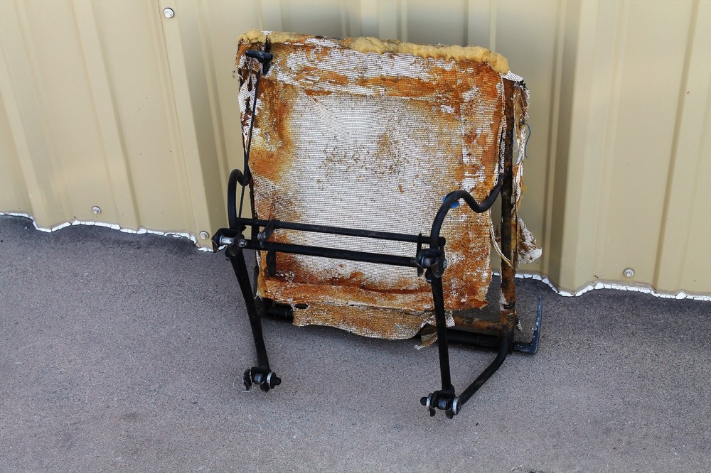 Vintage Aircraft Seat Frame "S" Frame
