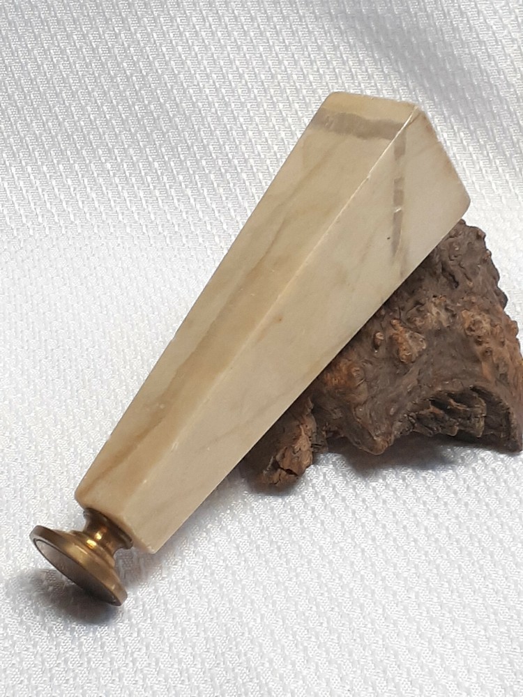 Art Deco Wax Seal Stamp Press Marble Handle Blank