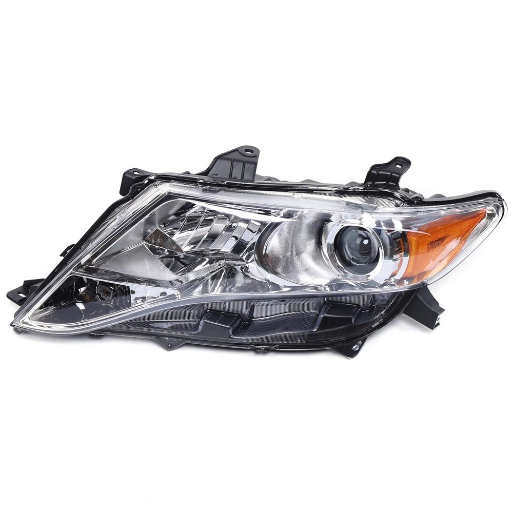 Halogen Headlight Assembly Venza 2009-2016 Left ABS Black Housing