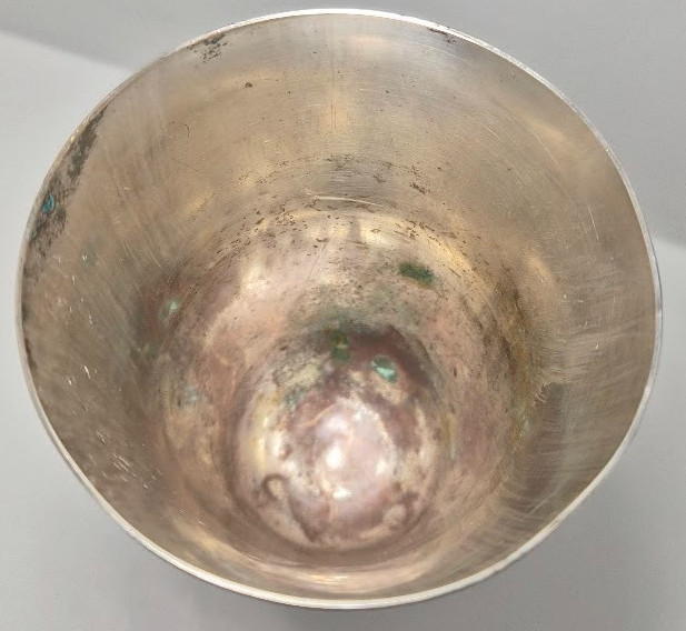 Vintage 1966 Dream Girl Formal Silverplated Presentation Goblet Cup–Missing Base