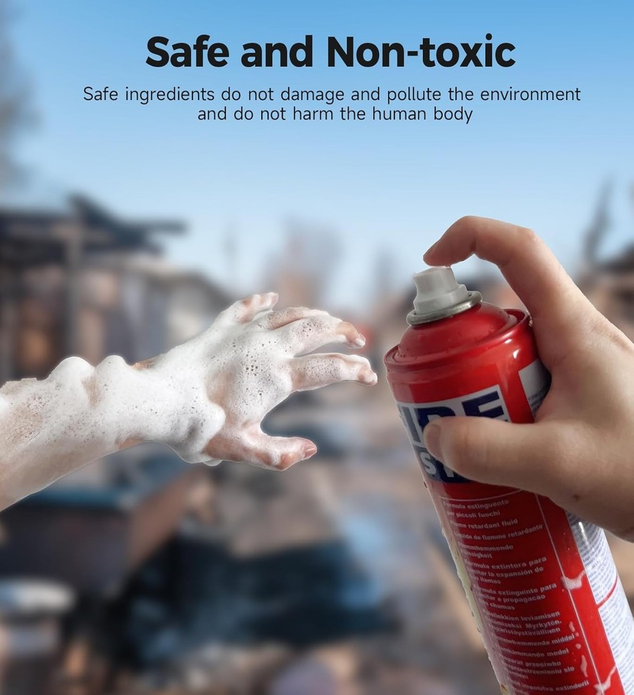 2-Pack Fire Extinguishers with Mounting Bracket for Home, Kitchen, Car