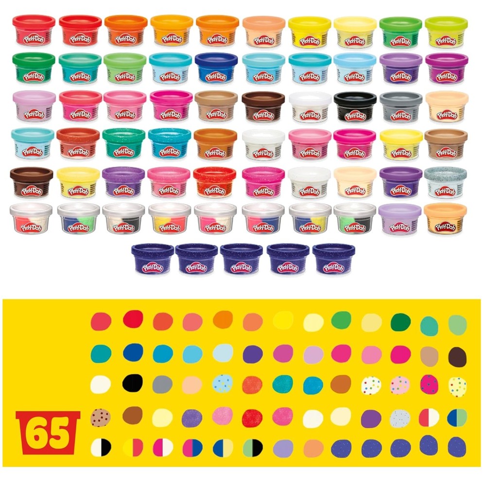 Play-Doh Color Burst & Sparkle Variety Pack