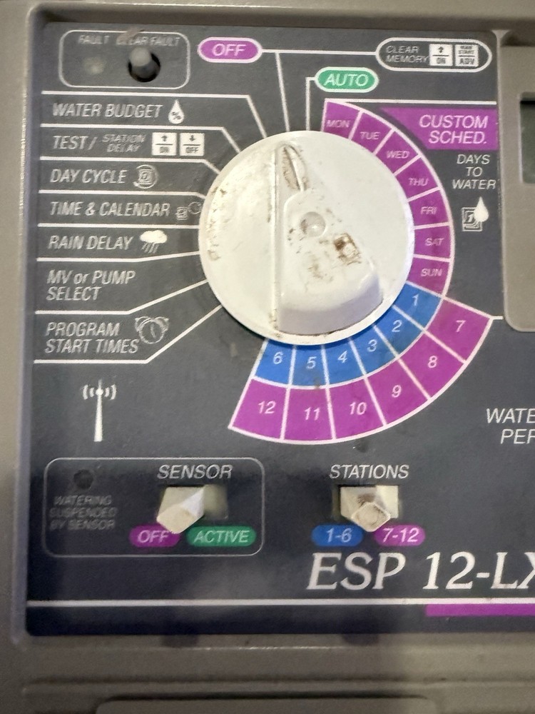 Rainbird ~ ESP 12-LX Plus ~ Professional Controller/Timer ~ Tested ~ With 2 Keys
