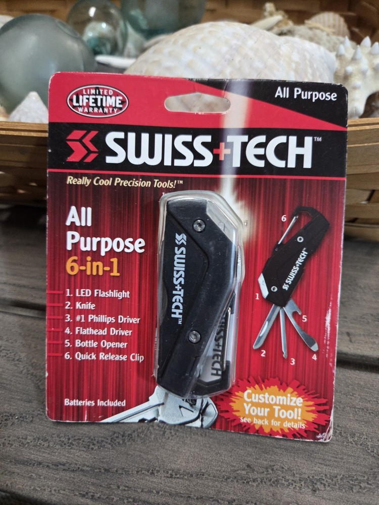 Swiss+Tech All Purpose 6 in 1 Precision Multitool--NEW