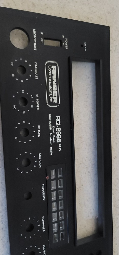 FACE PLATE FOR RANGER RCI 2995DX