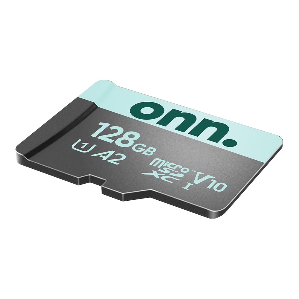 onn 128GB MicroSD Card Class 10 + Reader