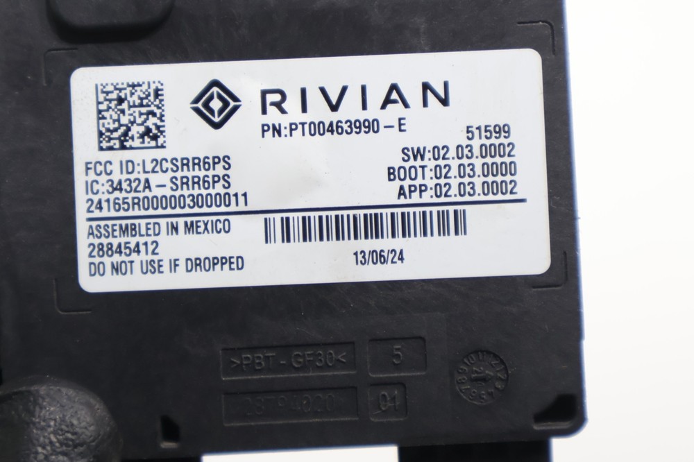 2025 RIVIAN R1S REAR RIGHT SIDE BLIND SPOT RADAR SENSOR MODULE UNIT OEM