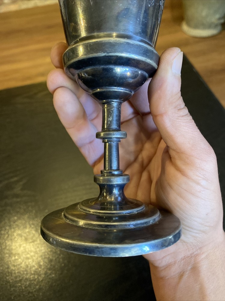 Antique Reed & Barton Silver Plated Goblet Cup, 404