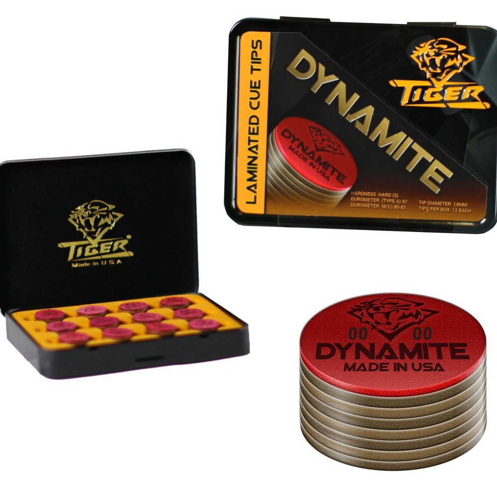 Tiger Dynamite Med Cue Tip - Single Tip - 002009