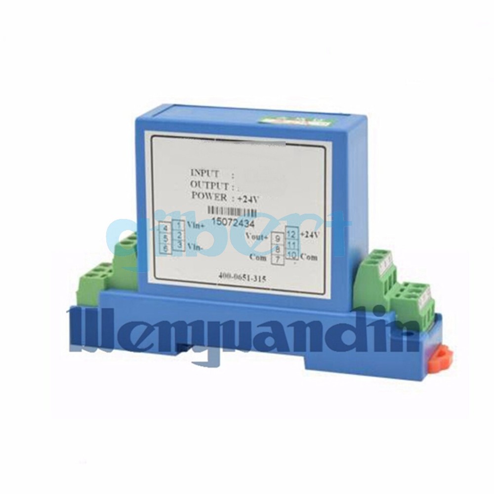 0-1000V Output 4-20mA AC Voltage Transducer Voltage Transmitter Din Rail Module