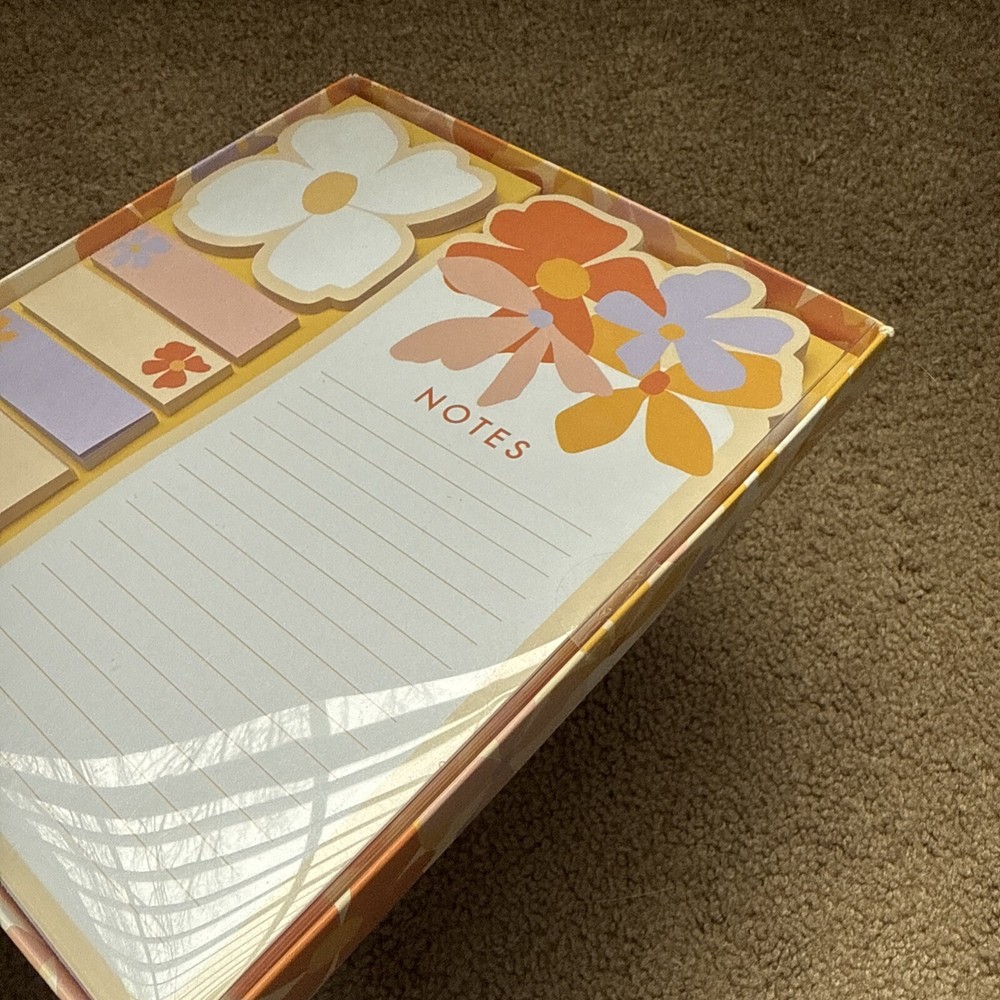 “Teachers Make The World Brighter” Notepad Stationary Set Sticky Notes New