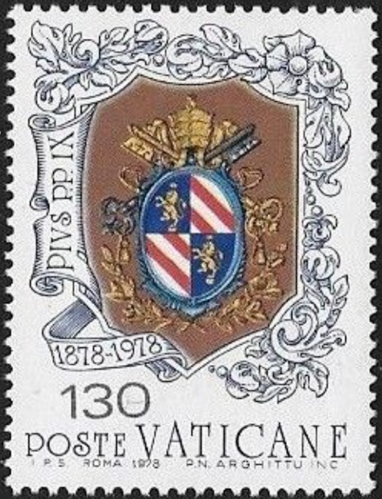Vatican #Mi720 MNH 1978 Pope Pius IX [632]