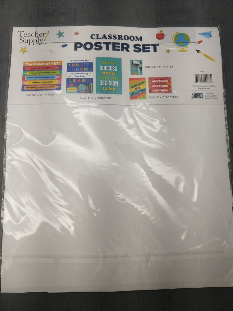 Teacher Supply Co. 9 Pc. Classroom Combo Set 1D-933