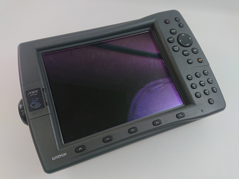 Garmin GPS 2010C GPSMAP Color Plotter Fishfinder Tested With BlueChart Data Card