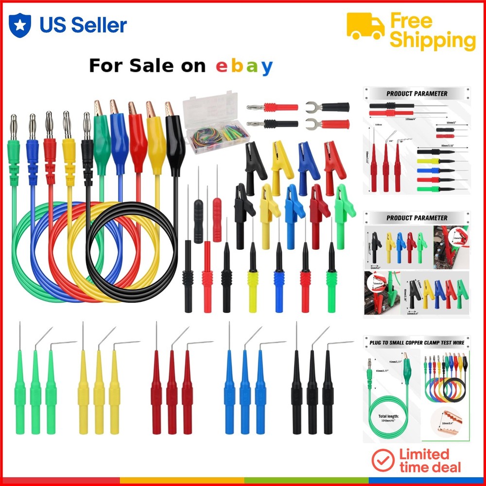 Back Probe Kit Automotive Electrical Testing Multi-Angle Connectors Repair